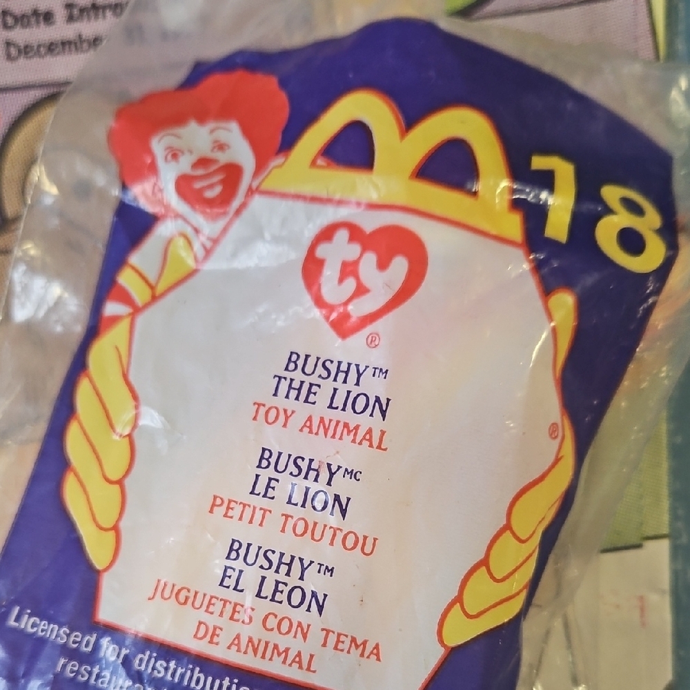 Ty Bushy the Lion Toy Animal